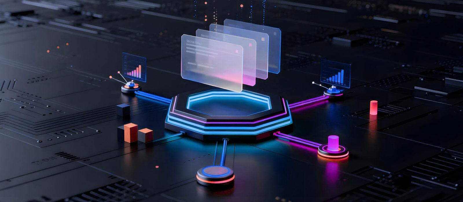 A computer with a monitor displaying another computer on its screen.