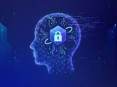 An illustration of a cloud with cybersecurity icons, highlighting the shift towards cloud technology for enhanced security.