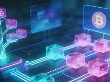 Digital ledger illustrating blockchain technology that records and stores transaction information securely.